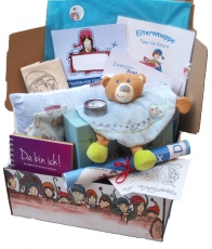 Geschenkbox Geburt Willkommen kleiner Zwerg Junge | Babygeschenk | Taufgeschenk | Geschenk Geburt & Taufe