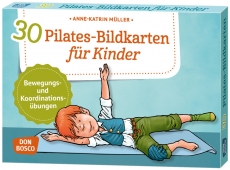 Original Don Bosco 30 Pilates-Bildkarten für Kinder
