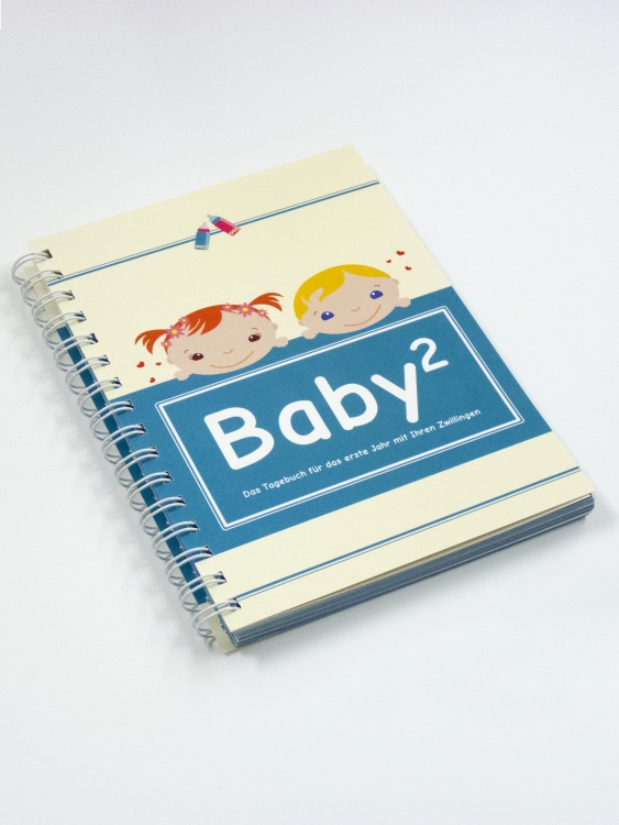 Tagebuch Baby - Babytagebuch fr Zwillinge