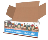 Geschenkbox für Kinder | Geschenkkarton | Zwergen-Box leer (individuell befüllbar)